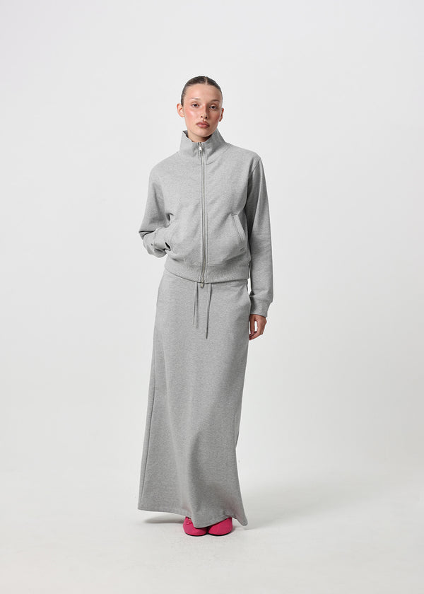 [B-BASIC] Mid-Sweat High-Neck Zip-Up