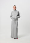 [B-BASIC] Mid-Sweat Low-Waist Elastic Long Skirt