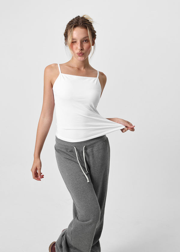 [B-BASIC] Fade Sweat Straight Elastic Pants