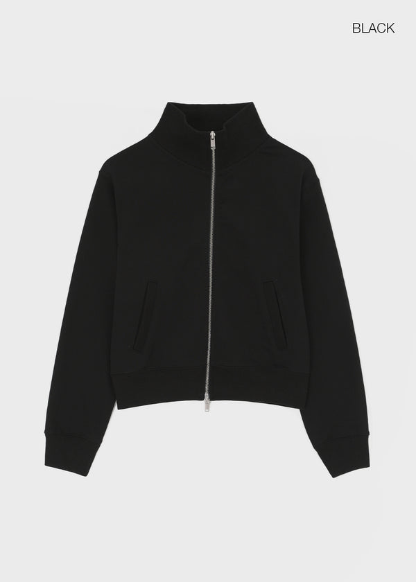 [B-BASIC] Mid-Sweat High-Neck Zip-Up