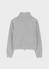 [B-BASIC] Mid-Sweat High-Neck Zip-Up