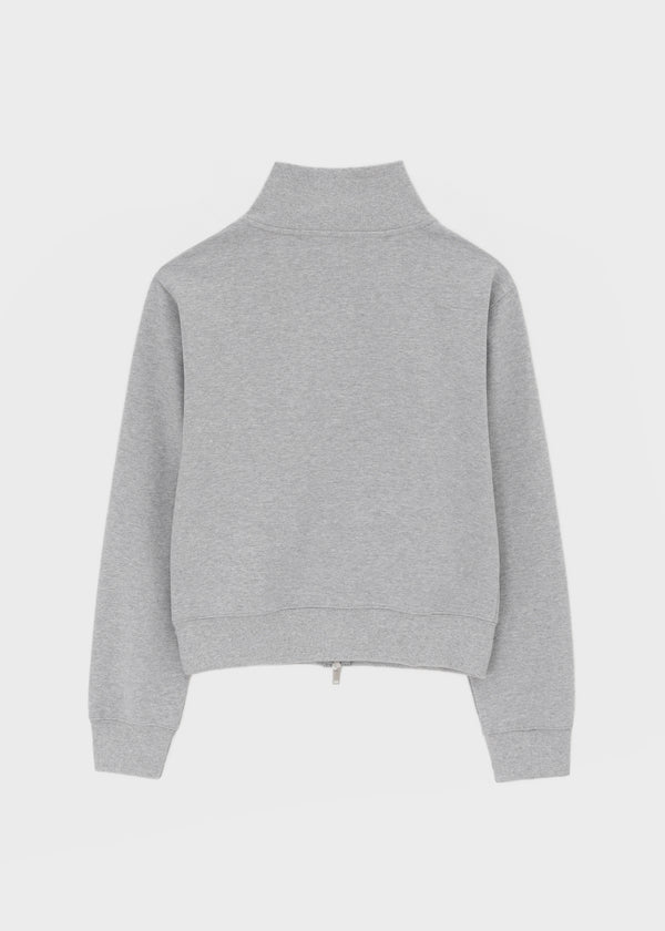 [B-BASIC] Mid-Sweat High-Neck Zip-Up