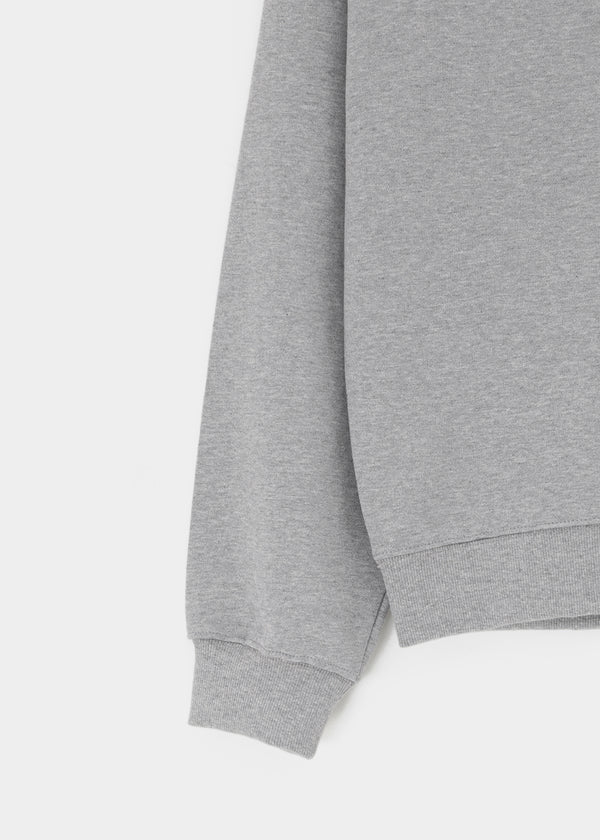 [B-BASIC] Mid-Sweat Deep V-Neck Sweatshirt