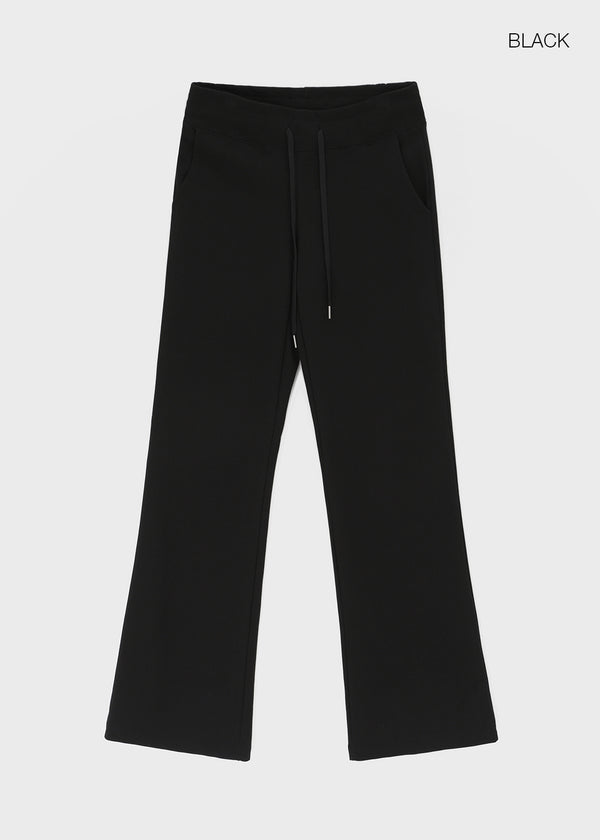 [B-BASIC] Mid-Sweat Low-Waist Bootcut Elastic Pants (2 SIZE)