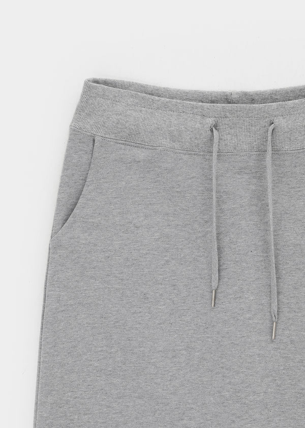 [B-BASIC] Mid-Sweat Low-Waist Elastic Long Skirt