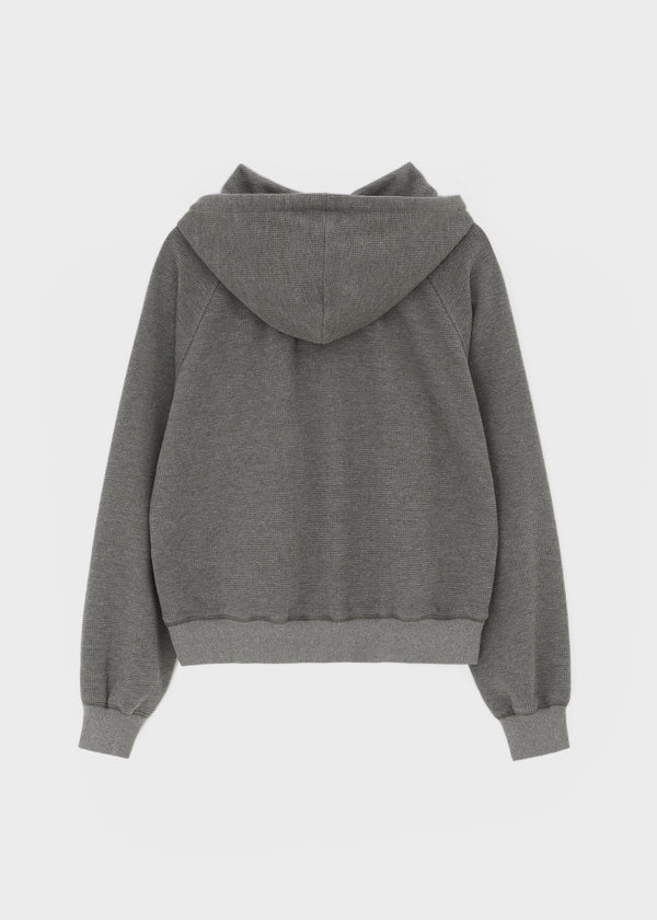 [B-BASIC] Waffle Loose Fit Hoodie