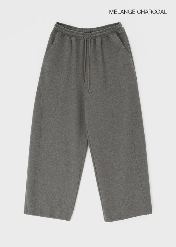 [B-BASIC] Waffle Wide Two-Way Pants