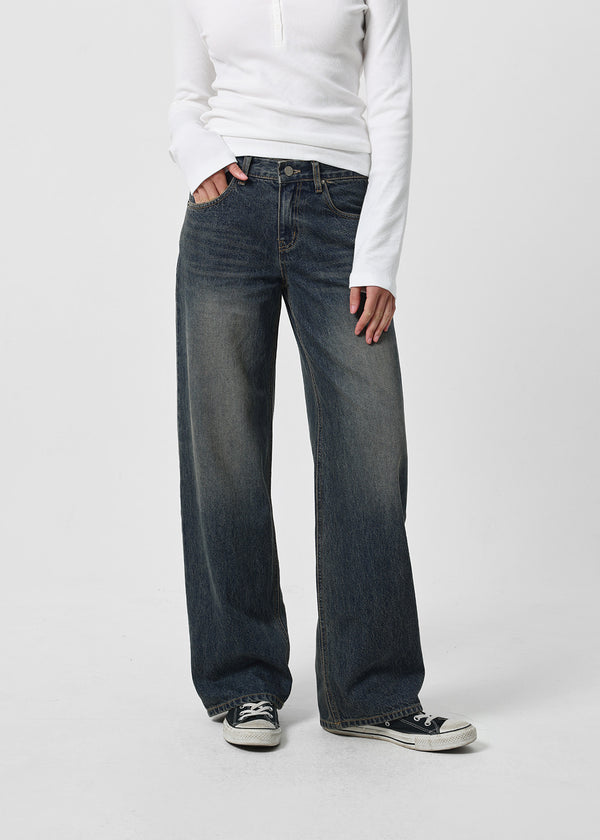 [B-DENIM] LOW STRAIGHT 061