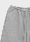 (UNISEX) Pluck Wide Elastic String Pants