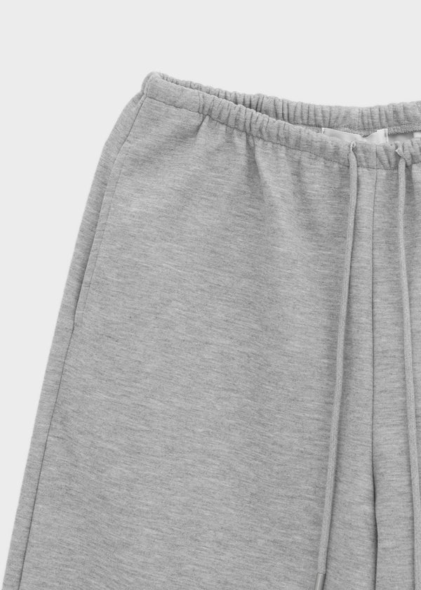 (UNISEX) Pluck Wide Elastic String Pants