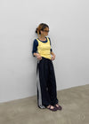 Blunt U-neck 3/4 sleeves