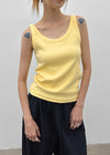 [MADE] Plio U-Neck Ribbed Sleeveless Top