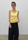 [MADE] Plio U-Neck Ribbed Sleeveless Top