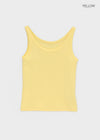 [MADE] Plio U-Neck Ribbed Sleeveless Top
