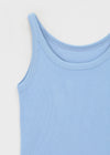[MADE] Plio U-Neck Ribbed Sleeveless Top