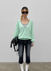 Glitcher Deep V-Neck Knit