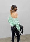 Glitcher Deep V-Neck Knit