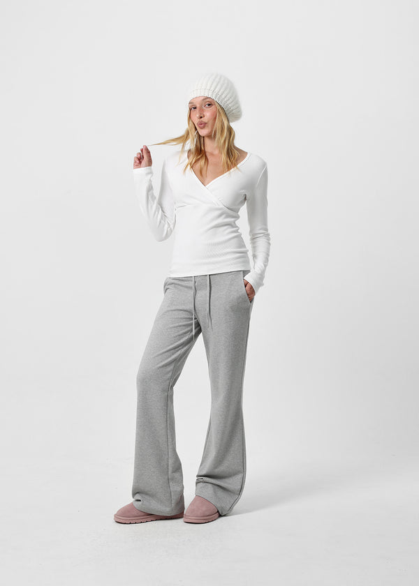 [B-BASIC] Mid-Sweat Low-Waist Bootcut Elastic Pants (2 SIZE)