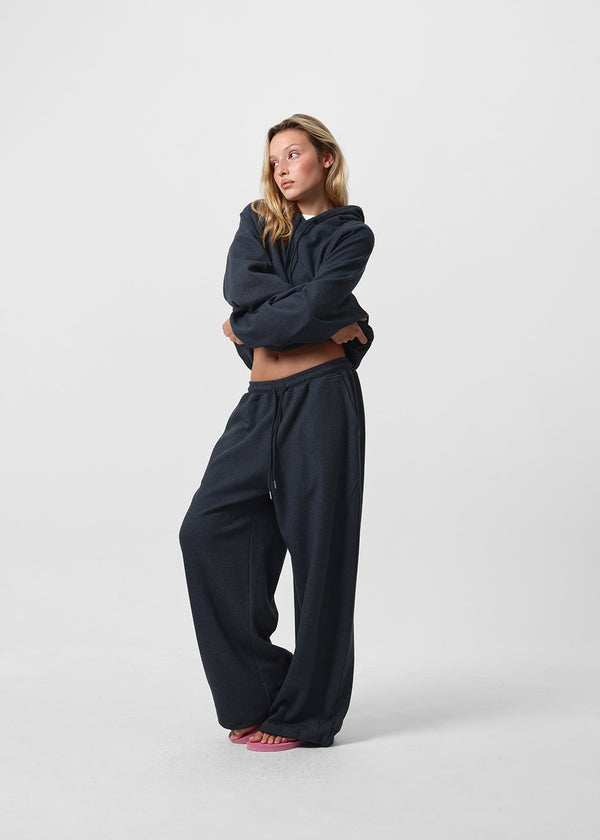 [B-BASIC] Waffle Wide Two-Way Pants