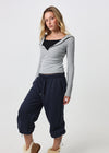 [B-BASIC] Soft Sweat Bermuda Elastic Pants