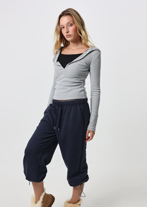[B-BASIC] Soft Sweat Bermuda Elastic Pants