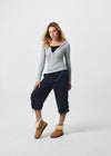 [B-BASIC] Waffle Slim Long-Sleeve Hoodie