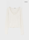 [MADE] Dutsby Deep V-Neck Long Sleeve Tee