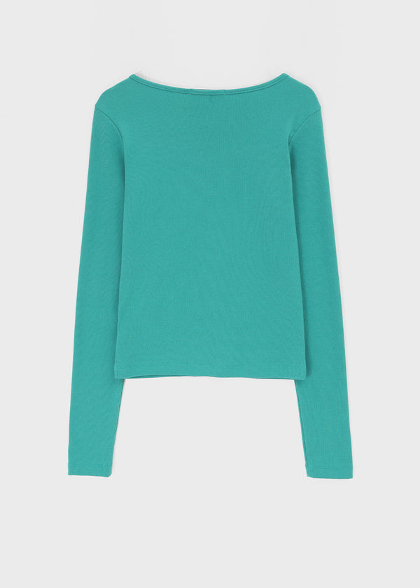 [MADE] Dutsby Deep V-Neck Long Sleeve Tee