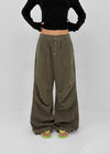 Pah Two-way Cotton Elastic Waist Pants
