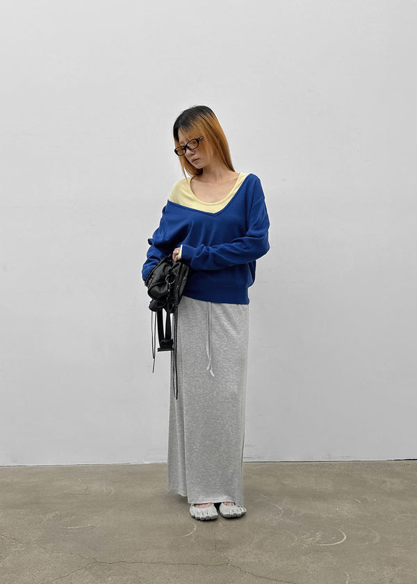 Glitcher Deep V-Neck Knit