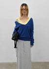 Glitcher Deep V-Neck Knit