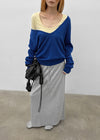 Glitcher Deep V-Neck Knit