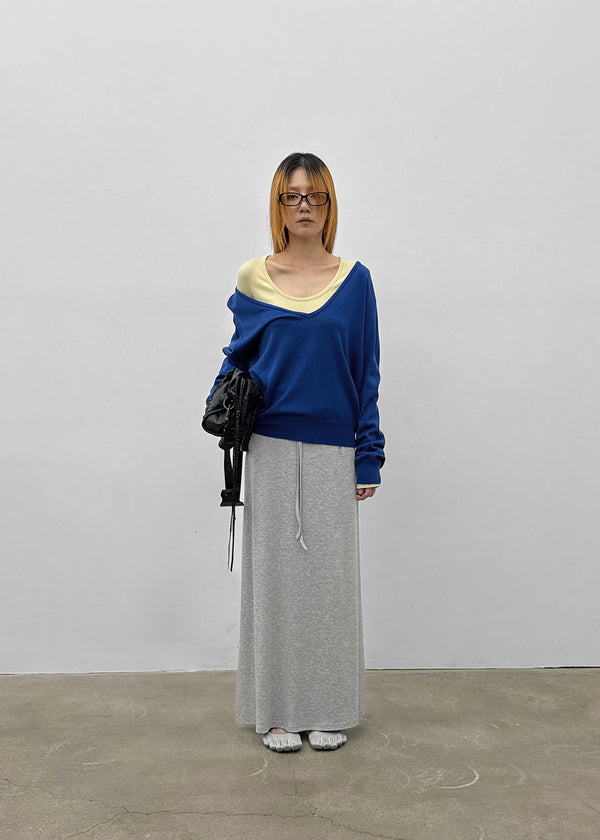 Glitcher Deep V-Neck Knit