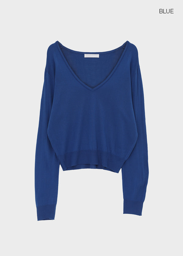 Glitcher Deep V-Neck Knit