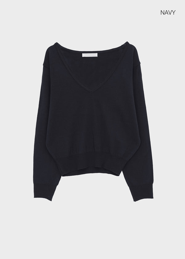 Glitcher Deep V-Neck Knit