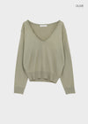 Glitcher Deep V-Neck Knit