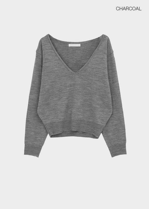 Glitcher Deep V-Neck Knit