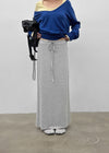 Obsidian maxi long skirt