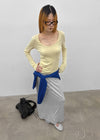Obsidian maxi long skirt