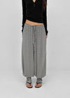 Rope Striped Leg Warmer Harem Pants