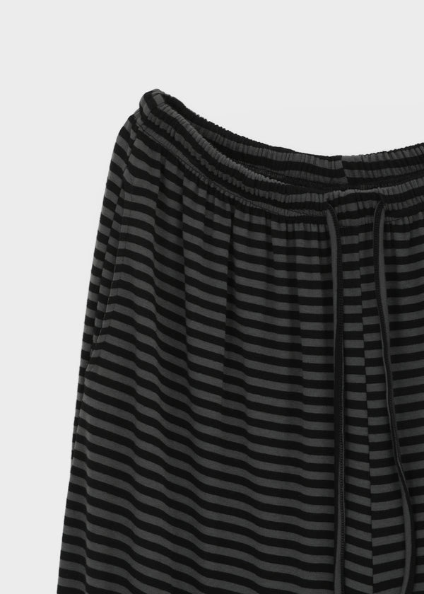 Rope Striped Leg Warmer Harem Pants