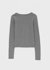 [MADE] Dutsby Henley Neck Long Sleeve Tee