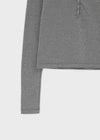[MADE] Dutsby Henley Neck Long Sleeve Tee