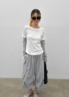 Meld Stripe Layered Long Sleeve Tee