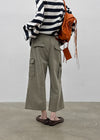 Bagari Cargo Cropped Capri Pants