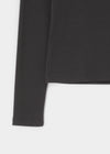 [B-BASIC] Ribbed Square Neck Long Sleeve Tee (2 SIZE)