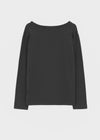 [MADE] Geneva Deep V-Neck Oversized Long Sleeve Tee
