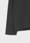 [MADE] Geneva Deep V-Neck Oversized Long Sleeve Tee
