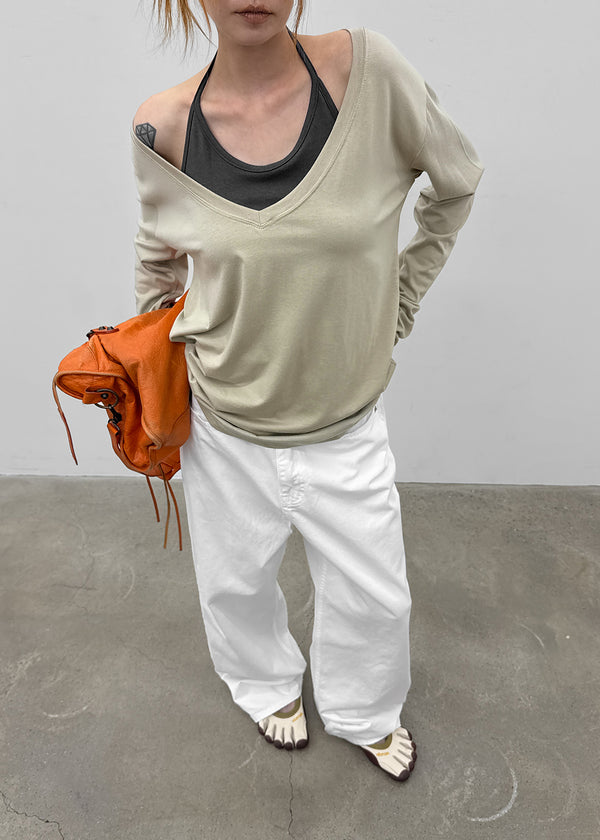 Bizarre wide cotton pants