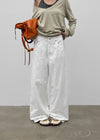 Bizarre wide cotton pants